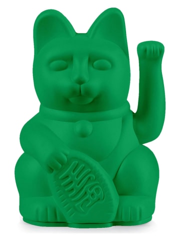 Donkey Figurka dekoracyjna "Lucky Cat Mini" w kolorze zielonym - 6,7 x 9,8 x 5,2 cm