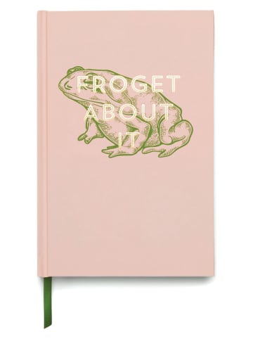 DESIGNWORKS INK ® Liniertes Notizbuch ''Froget About It'' in Rosa - (B)14 x (H)22 cm