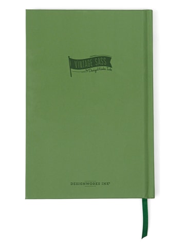 DESIGNWORKS INK ® Notatnik "Lucky You" w kolorze zielonym - 21,6 x 14,6 cm