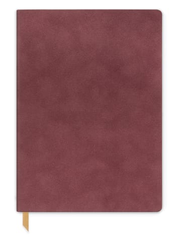 DESIGNWORKS INK ® Notatnik w kolorze bordowym - 14,6 x 20,3 cm