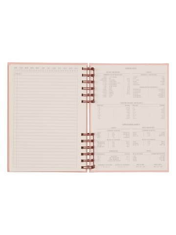 DESIGNWORKS INK ® Notitieboek "Standard Issue No.12" lichtroze - (B)15,2 x (H)21 cm