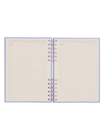 DESIGNWORKS INK ® Notizbuch "Standard Issue No.12" in Lila - (L)21 x (B)15 cm