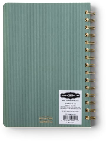 DESIGNWORKS INK ® Notitieboek groen - (B)13 x (H)21 cm
