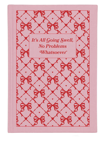 DESIGNWORKS INK ® Notizbuch "It's All Going Swell" in Rosa - (B)12 x (H)16 cm
