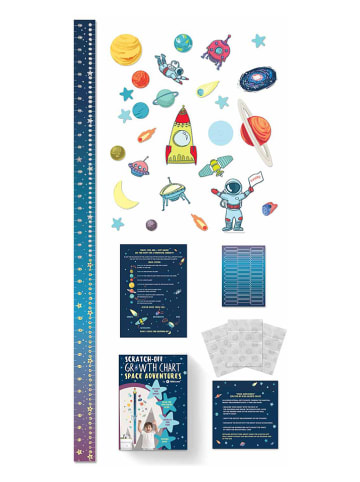 1dea.me Rubbelposter "Höhenmesser Kosmische Abenteuer" in Blau