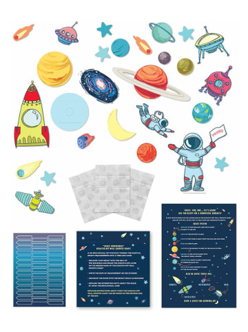 1dea.me Krasposter "Altitude Gauge Cosmic Adventures" blauw