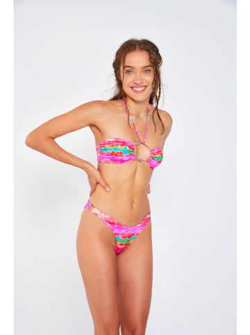 Banana Moon Biustonosz bikini "Merida" w kolorze pomarańczowo-różowym