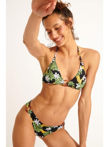 Banana Moon Bikini-Oberteil "Kalissa" in Schwarz/ Grün