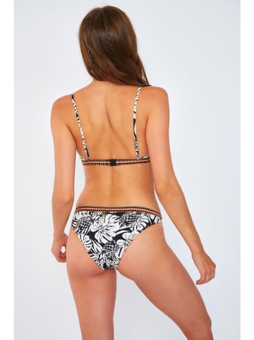 Banana Moon Figi bikini "Palmbreeze" w kolorze czarno-białym