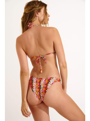 Banana Moon Bikini-Hose "Shellbay"" in Rot/ Bunt