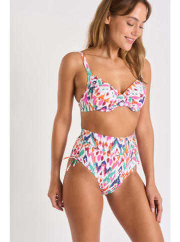 Livia Monte-Carlo Figi bikini "Makassar" w kolorze białym ze wzorem