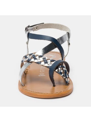Les BAGATELLES Leren teensandalen "Miserere" donkerblauw