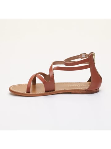 Les BAGATELLES Leder-Sandalen "Jacenia" in Camel