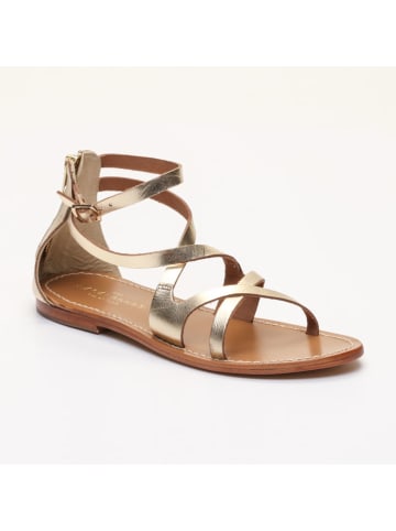 Les BAGATELLES Leren sandalen "Jacenia" goudkleurig