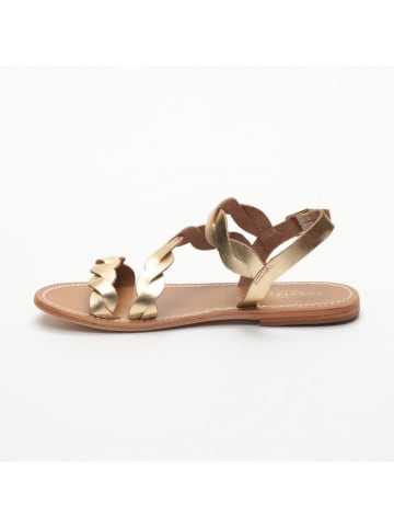 Les BAGATELLES Leder-Sandalen "Arianna" in Gold
