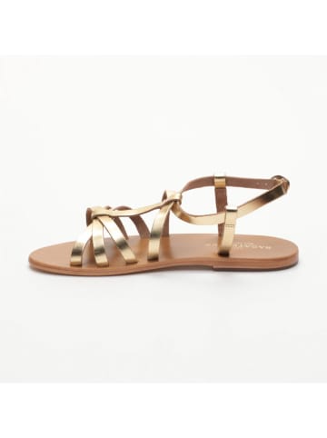 Les BAGATELLES Leren sandalen "Aishwarya" goudkleurig