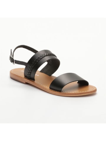 Les BAGATELLES Leren sandalen "Champa" zwart