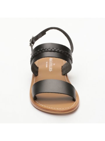 Les BAGATELLES Leren sandalen "Champa" zwart