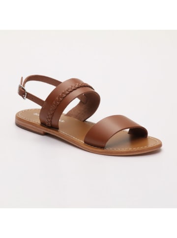 Les BAGATELLES Leren sandalen "Champa" camel