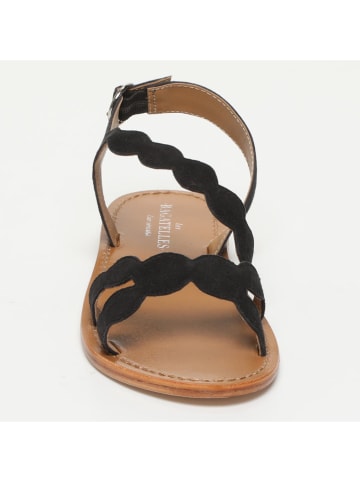 Les BAGATELLES Leren sandalen "Estomba" zwart
