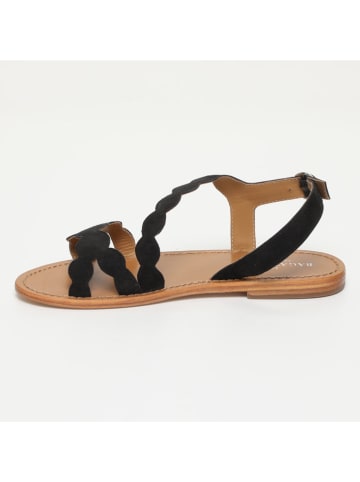 Les BAGATELLES Leder-Sandalen "Estomba" in Schwarz