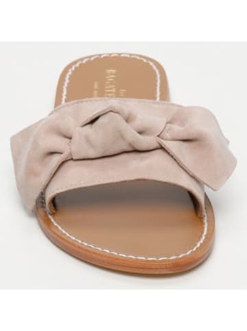 Les BAGATELLES Leren slippers "Westchester" beige
