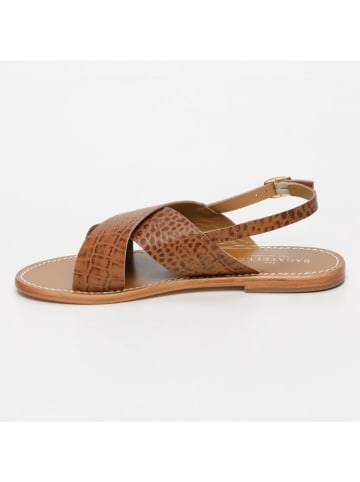Les BAGATELLES Leren sandalen "Sibella" camel