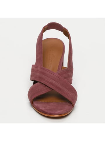 Les BAGATELLES Leren haksandalen "Isi" bordeaux