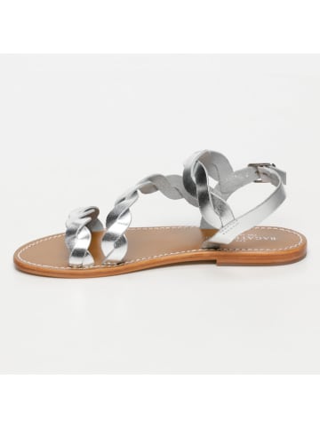Les BAGATELLES Leder-Sandalen "Arianna" in Silber