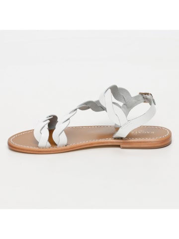 Les BAGATELLES Leder-Sandalen "Arianna" in Weiß