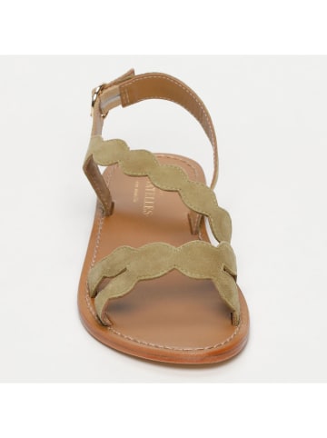 Les BAGATELLES Leren sandalen "Estomba" groen