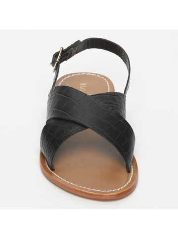 Les BAGATELLES Leren sandalen "Acoyte" zwart