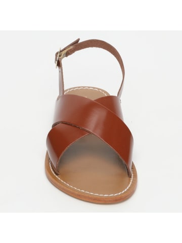Les BAGATELLES Leder-Sandalen "Sibella" in Camel