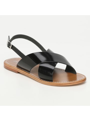 Les BAGATELLES Leder-Sandalen "Sibella" in Schwarz
