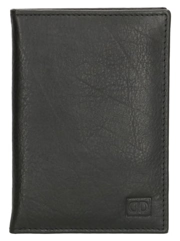 Beagles Leren portemonnee zwart - (B)7,5 x (H)17 x (D)0,5 cm