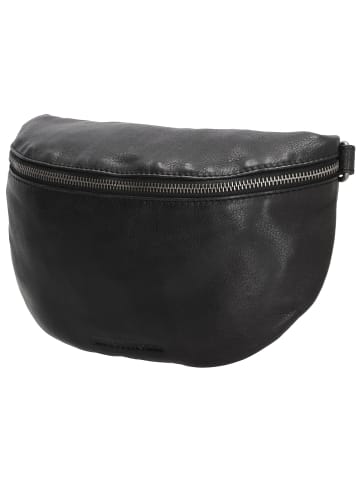 HIDE & STITCHES Leren heuptas zwart - (B)27 x (H)18,5 x (D)8,5 cm