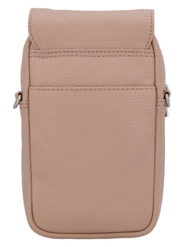 Charm Leren smartphonetas beige - (B)12 x (H)22 x (D)6 cm