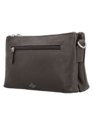 Charm Leder-Umhängetasche in Braun - (B)22 x (H)14 x (T)7 cm