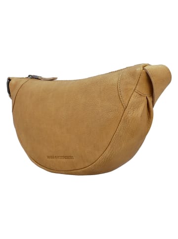 HIDE & STITCHES Leren schoudertas lichtbruin - (B)29 x (H)18 x (D)10 cm