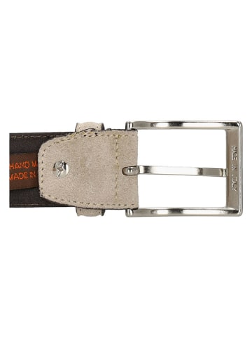 d exclusive Leder-Gürtel in Beige