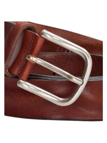 HIDE & STITCHES Leder-Gürtel in Braun