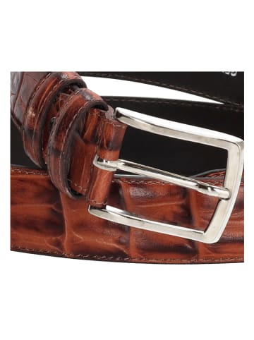 d exclusive Leren riem cognackleurig
