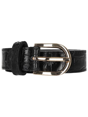 Charm Gürtel in Schwarz