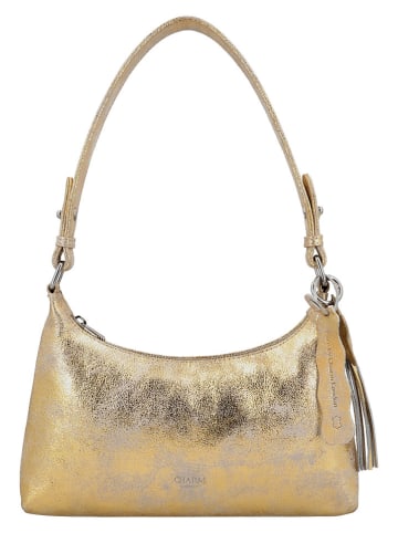 Charm Leren schoudertas goudkleurig - (B)28 x (H)16 x (D)5 cm