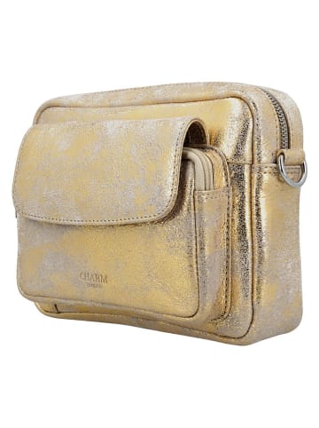 Charm Schoudertas "South Hill" goudkleurig - (B)21 x (H)16 x (D)6 cm