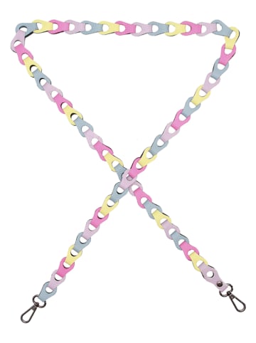 Charm Skórzany pasek ze wzorem do torebki - 135 x 2 cm