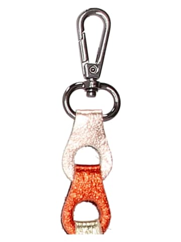 Charm Skórzany pasek ze wzorem do torebki - 110 x 2 cm