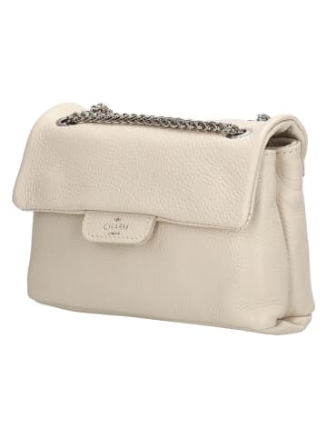 Charm Leren schoudertas beige - (B)22 x (H)16 x (D)8 cm