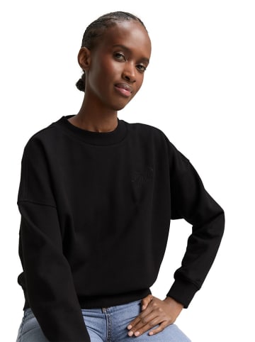Tom Tailor Sweatshirt in Schwarz
