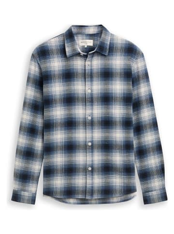 Tom Tailor Blouse crème/donkerblauw